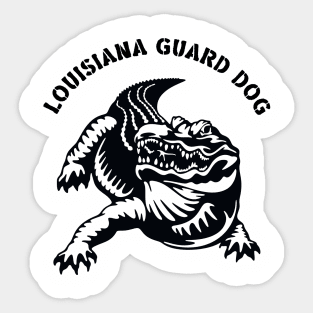 Louisiana Guard Dog Sticker